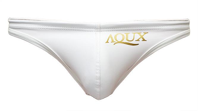 Thong Bikinis Swim ?White X Gold? - | Aqux - | MAD Lifestyle