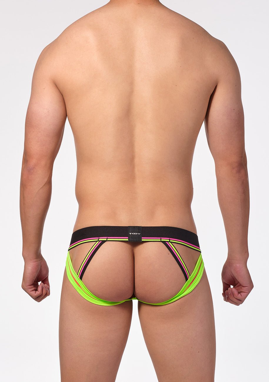 Neon-Line Hip-Strap Jock - | TOOT - | MAD Lifestyle