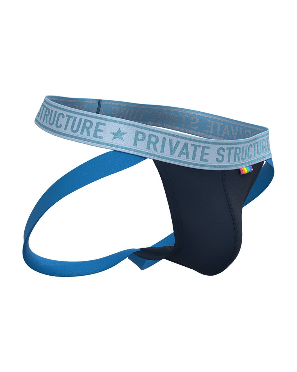 Pride Limited Jock Strap - Dark Navy - | Private Structure - | MAD Lifestyle