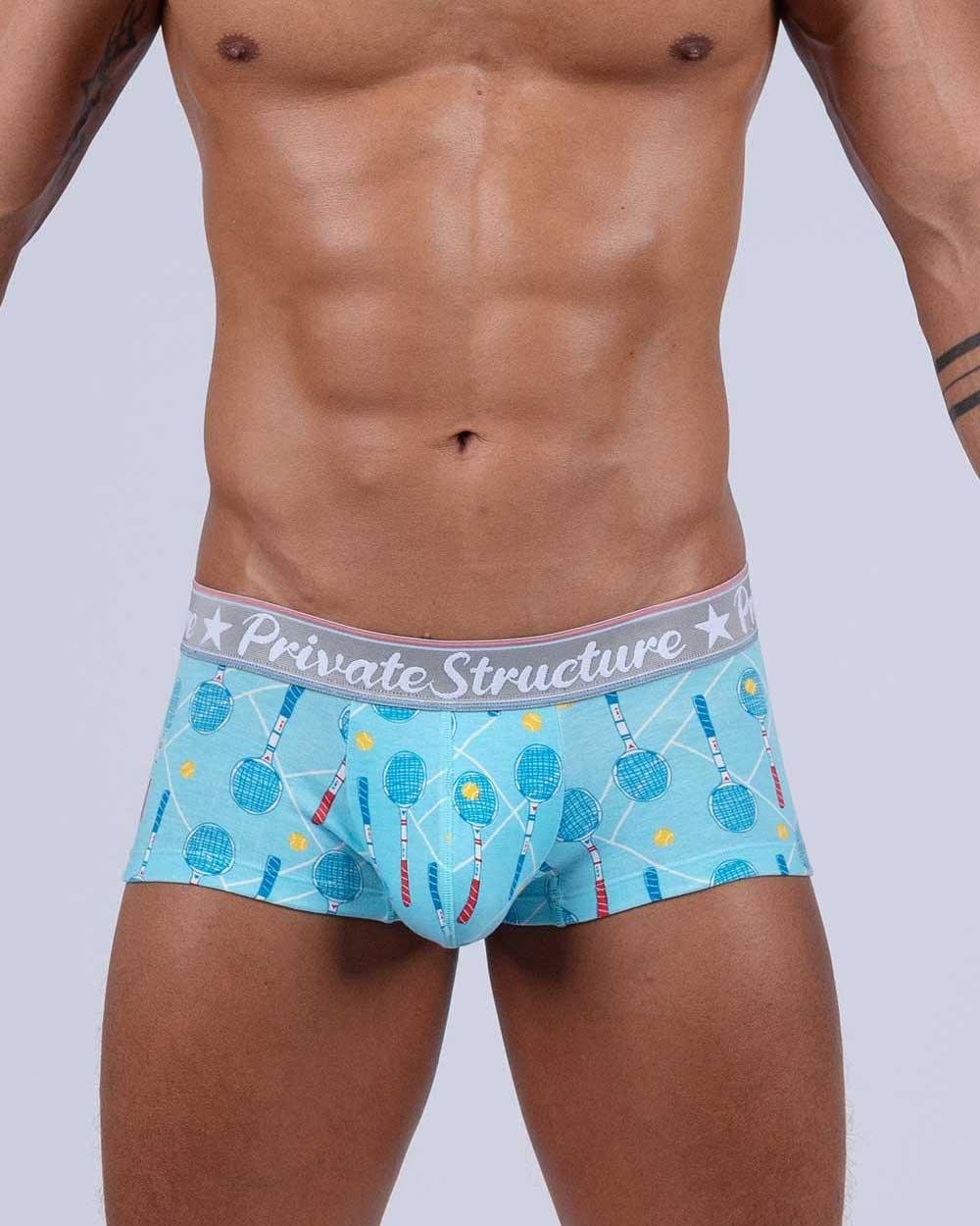Classic Motif Trunk - Tennis Light Blue - | Private Structure - | MAD Lifestyle