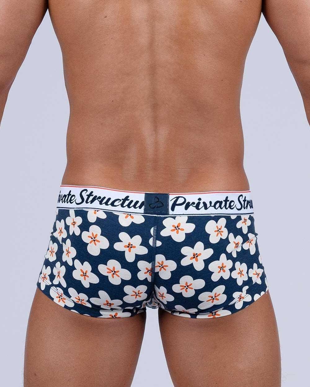 Classic Motif Trunk - Bnostagic Floral Navy - | Private Structure - | MAD Lifestyle