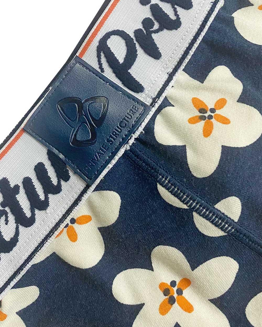 Classic Motif Trunk - Bnostagic Floral Navy - | Private Structure - | MAD Lifestyle