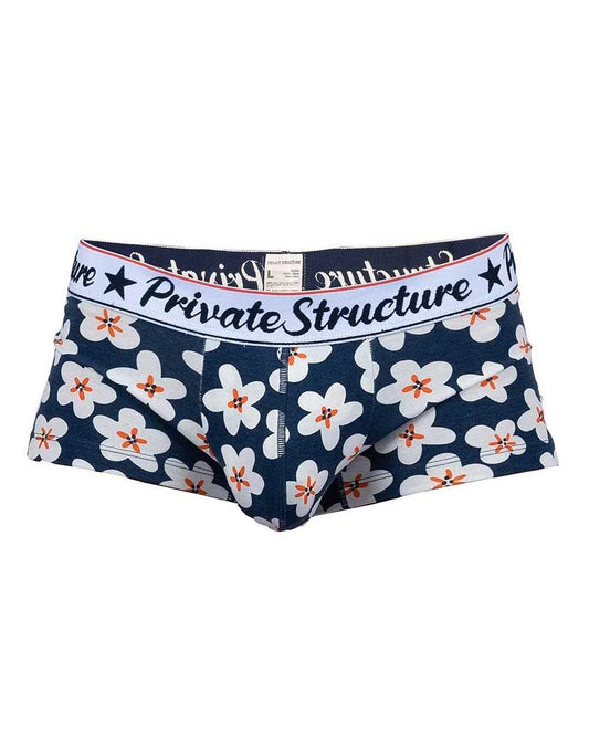 Classic Motif Trunk - Bnostagic Floral Navy - | Private Structure - | MAD Lifestyle