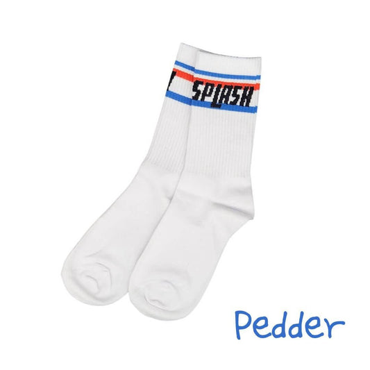 Original White Sport Socks - Pedder - | Splash - | MAD Lifestyle