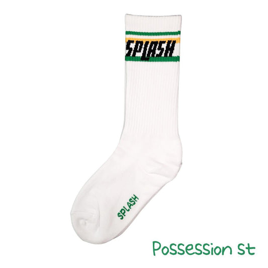 Original White Sport Socks - Possession St (水坑口街) - | Splash - | MAD Lifestyle