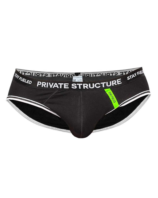 Essence Odyssey Low Waist Brief - Black - | Private Structure - | MAD Lifestyle