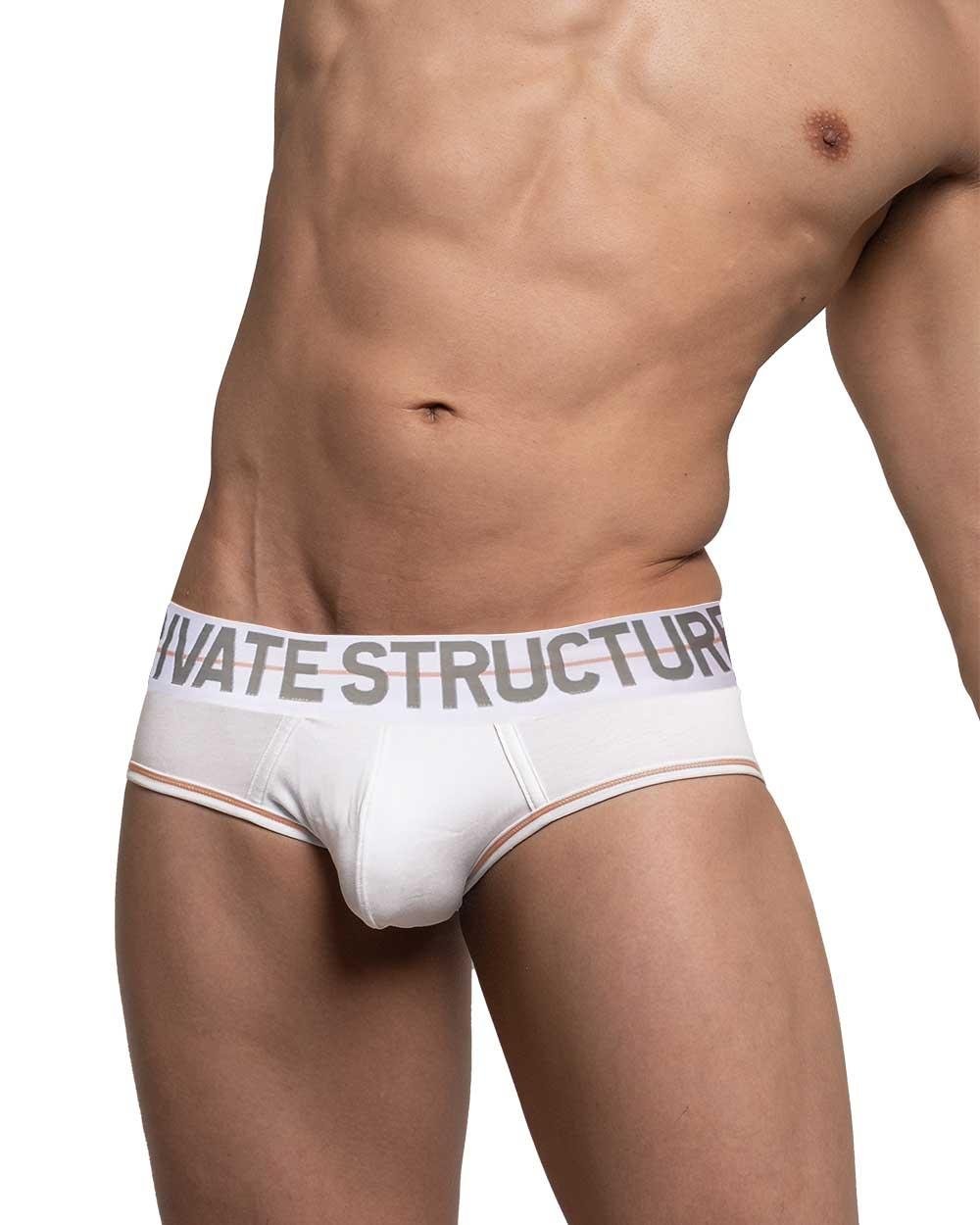 MO-LITE Patrols Mini Brief Underwear - Moon White - | Private Structure - | MAD Lifestyle