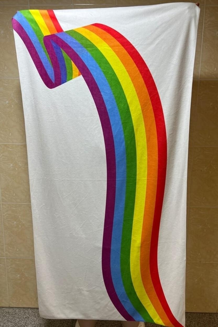 Official HK Pride Rainbow Towel (Ribbon Pattern) - | Hong Kong Pride - | MAD Lifestyle