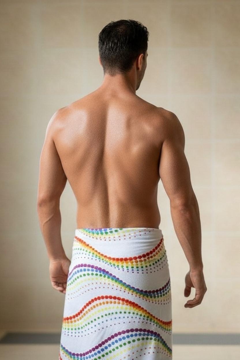 Official HK Pride Rainbow Towel (Dotted Pattern) - | Hong Kong Pride - | MAD Lifestyle