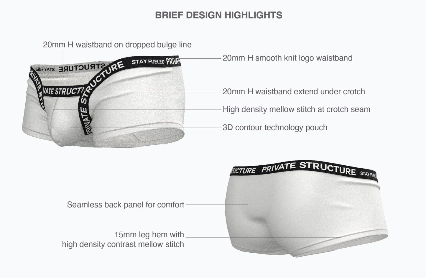 Essence Odyssey Fundoshi Trunk - Chalk White - | Private Structure - | MAD Lifestyle