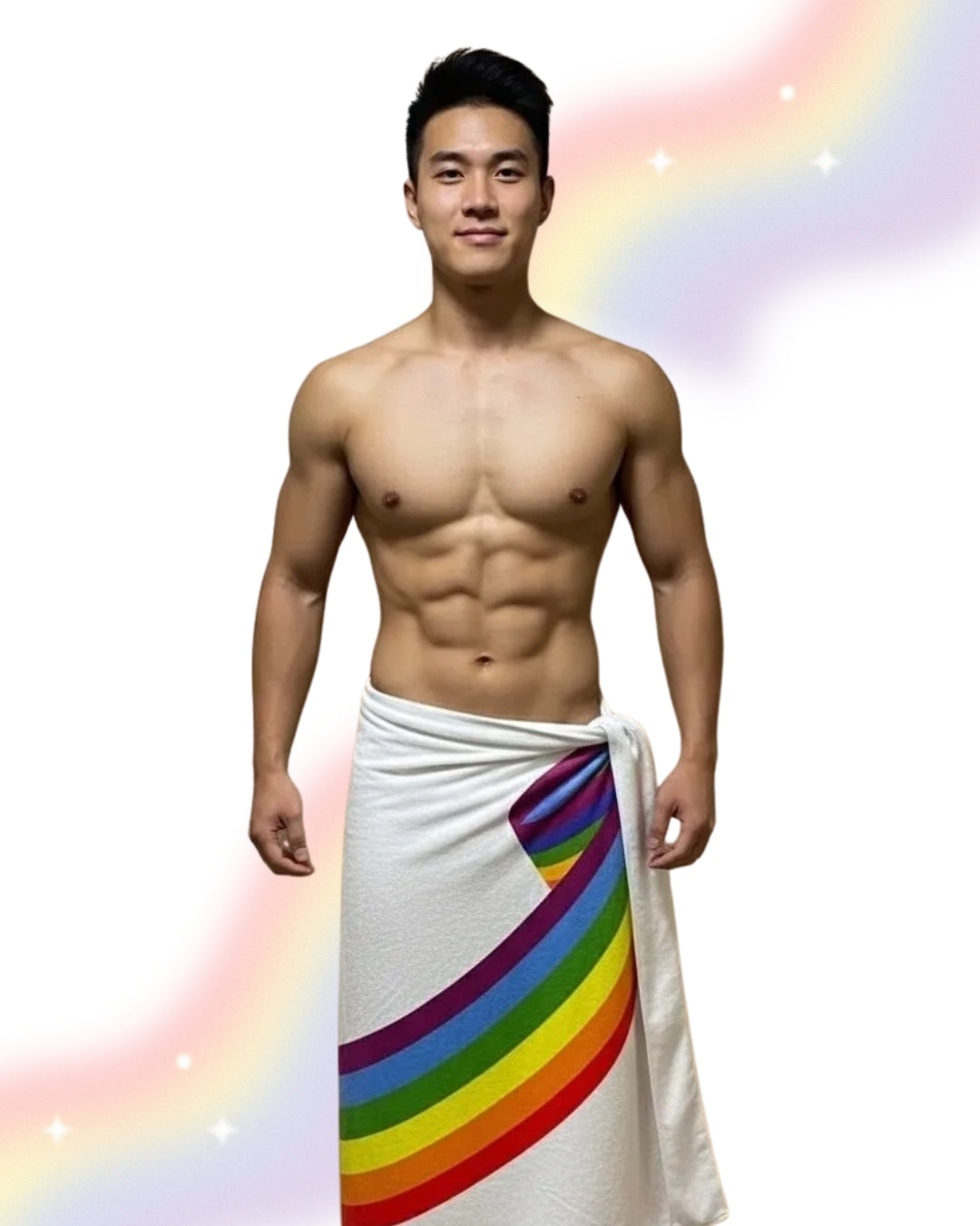 Official HK Pride Rainbow Towel (Ribbon Pattern) - | Hong Kong Pride - | MAD Lifestyle