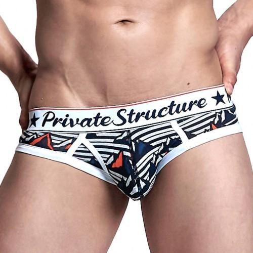 Classic Motif Mini Brief - Landscape White - | Private Structure - | MAD Lifestyle