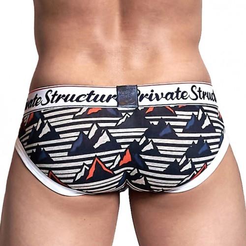 Classic Motif Mini Brief - Landscape White - | Private Structure - | MAD Lifestyle