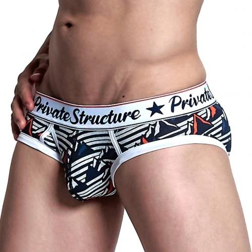 Classic Motif Mini Brief - Landscape White - | Private Structure - | MAD Lifestyle