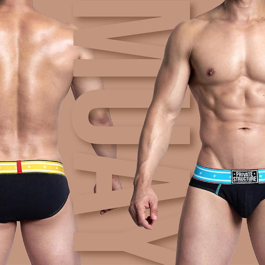 ES MUAY Men's Mini Brief - 2 Pack - | Private Structure - | MAD Lifestyle