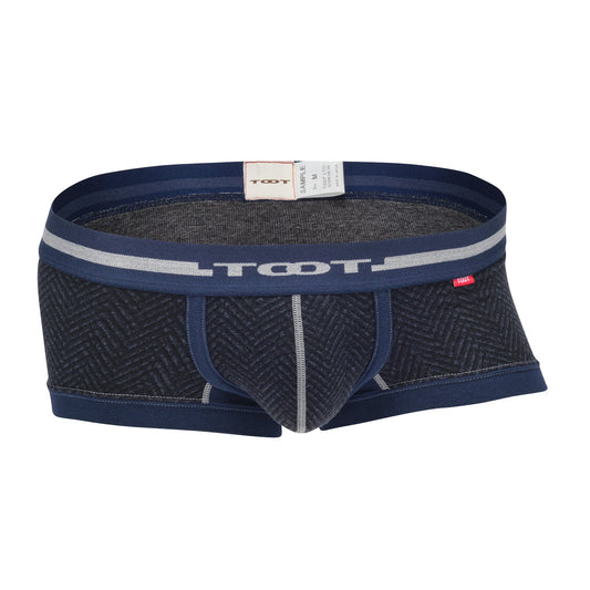 Herringbone Cotton Boxer - Navy | TOOT - | MAD Lifestyle