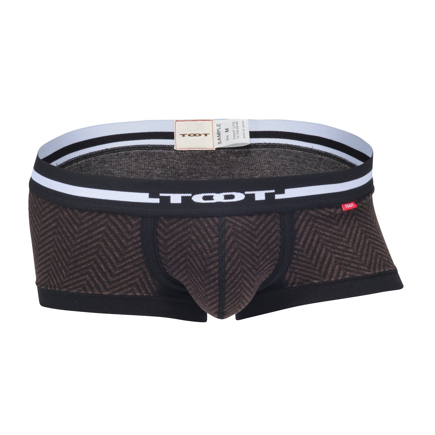 Herringbone Cotton Boxer - Brown | TOOT - | MAD Lifestyle