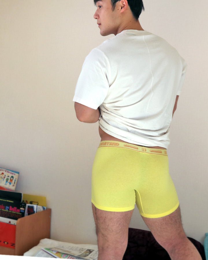 STAMPED Boxer Brief (Long) - Nasturtium Yellow - | UNDERSTAND - | MAD Lifestyle