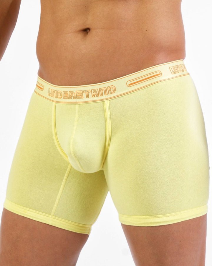STAMPED Boxer Brief (Long) - Nasturtium Yellow - | UNDERSTAND - | MAD Lifestyle