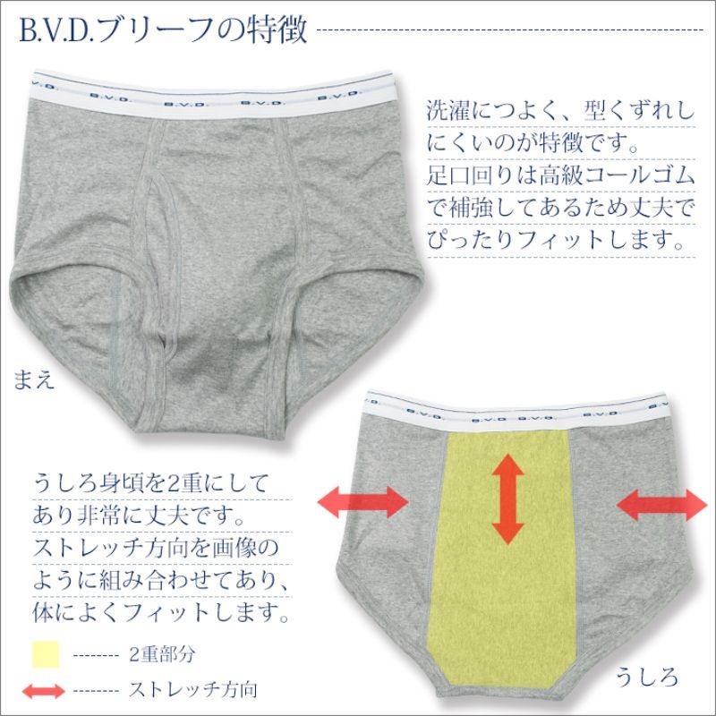 Men's Color Bikini Briefs (Front Opening) - 3PACK - | B.V.D. - | MAD Lifestyle
