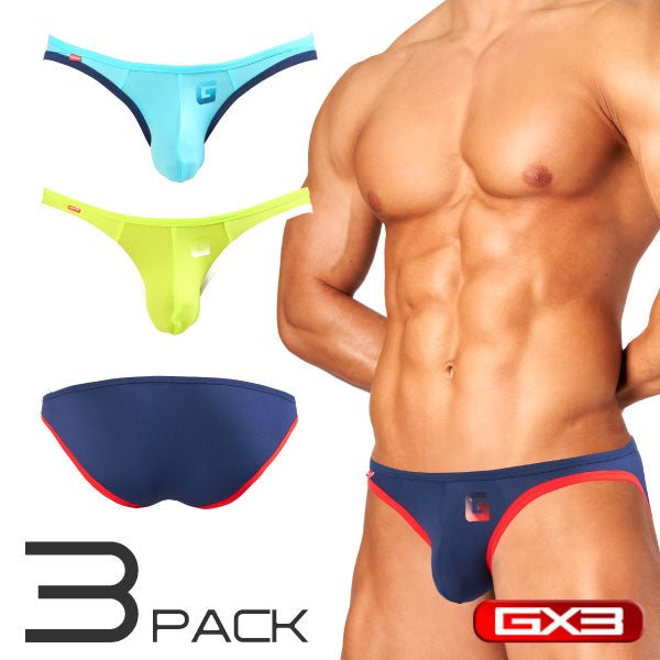 Super Pop Color Volumey Bikini - 3Pack - | GX3 - | MAD Lifestyle