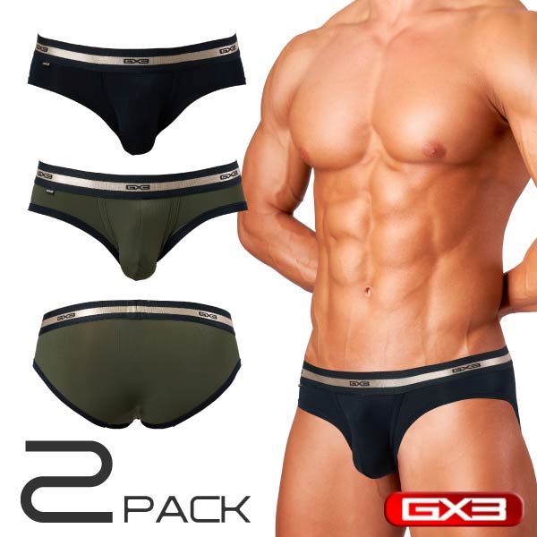 PRIME SKIN Black Brief - 2Pack - | GX3 - | MAD Lifestyle