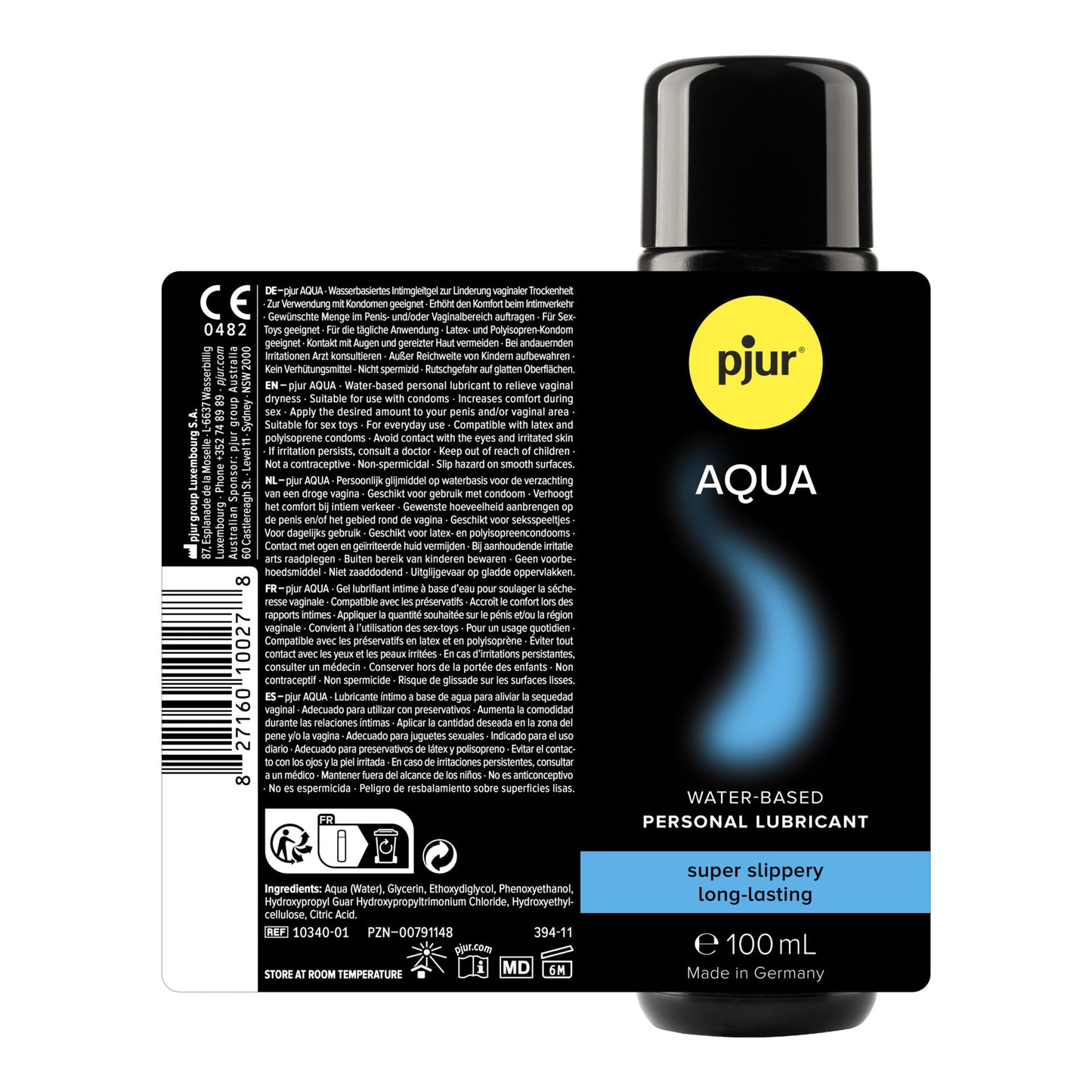 AQUA Water-Based Personal Lubricant - 100ml - | pjur - | MAD Lifestyle