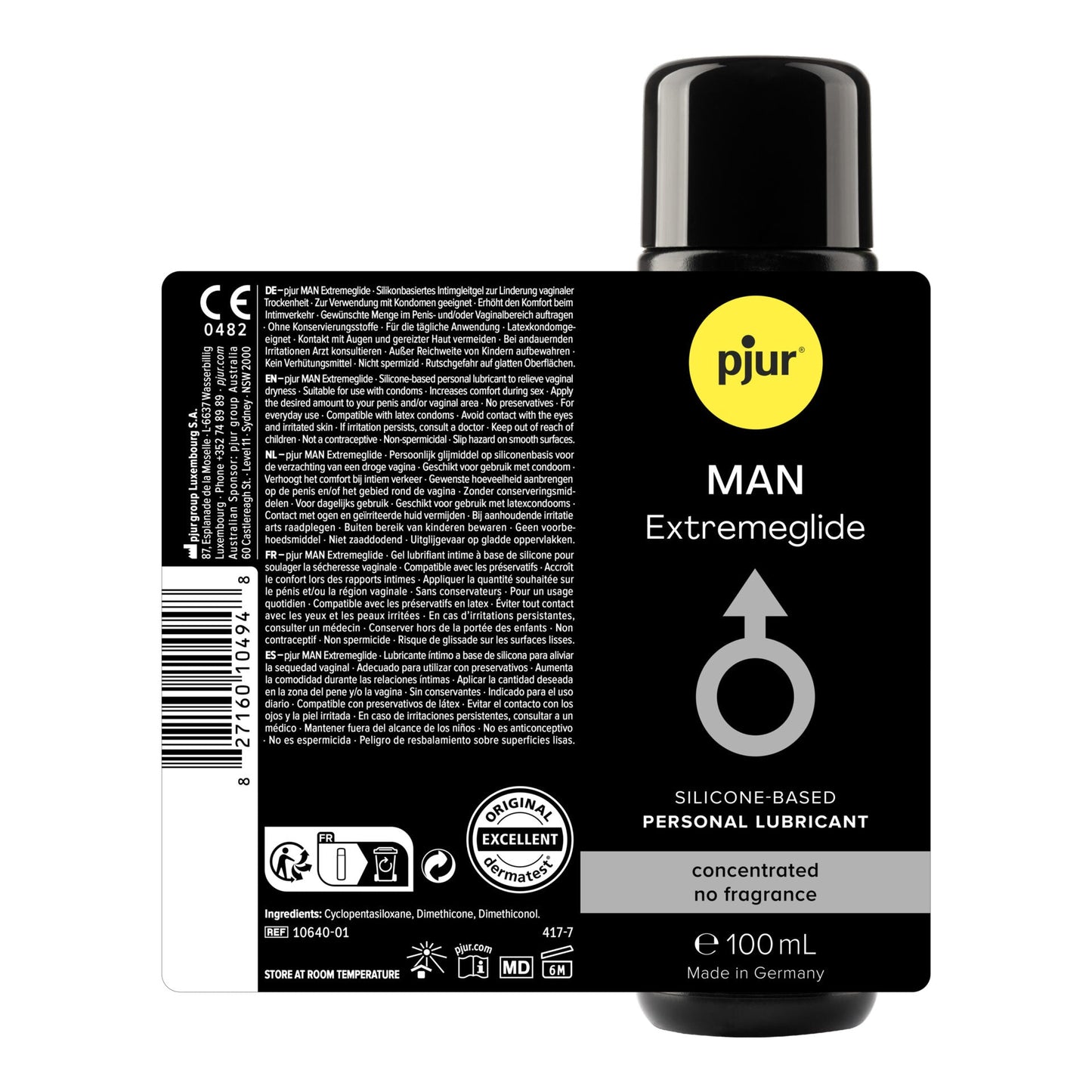 MAN PREMIUM EXTREMEGLIDE Silicone Lubricant - 100ml - | pjur - | MAD Lifestyle