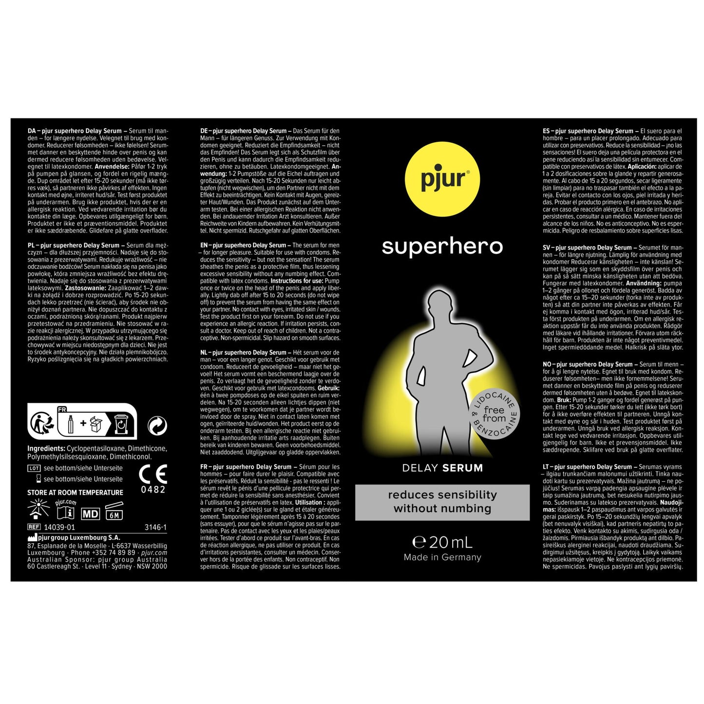superhero DELAY serum - 20ml - | pjur - | MAD Lifestyle