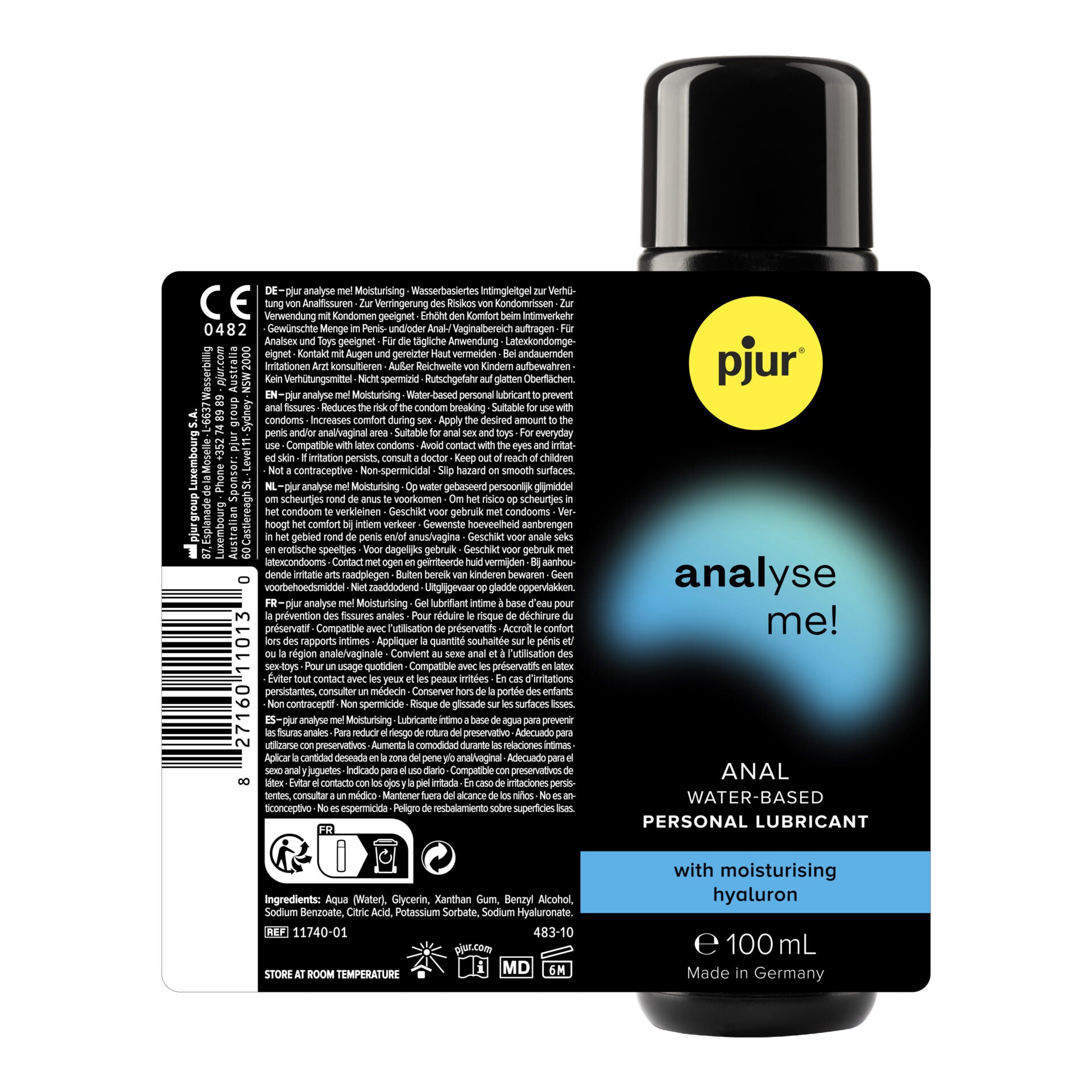 Analyse Me! Comfort Water Anal Glide - 100ml - | pjur - | MAD Lifestyle