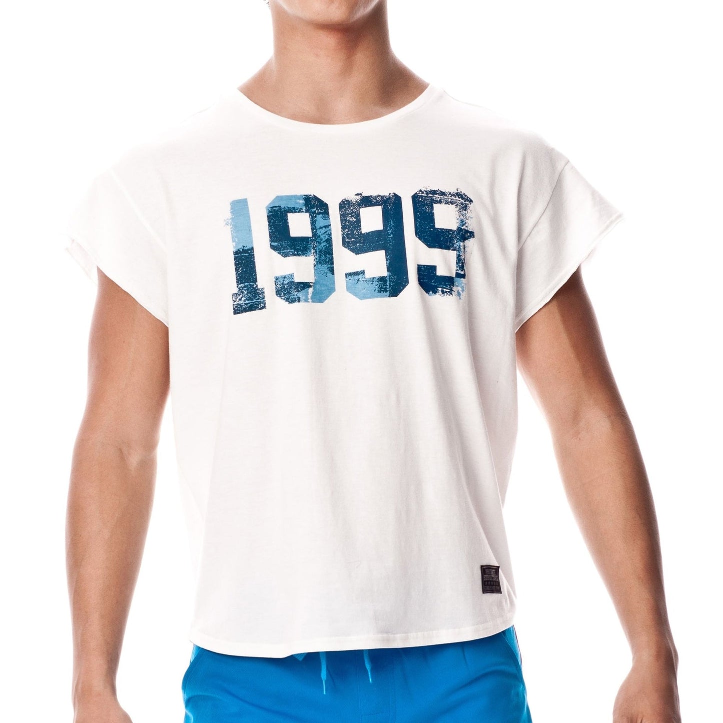 1999 Cropped Sleeve Casual Tee - | Private Structure - | MAD Lifestyle