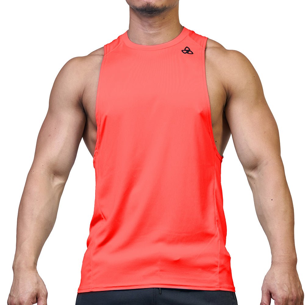 365 Dropped Armhole Sleeveless Tee - Coral - | Private Structure - | MAD Lifestyle