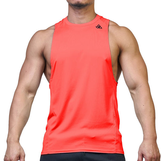 365 Dropped Armhole Sleeveless Tee - Coral - | Private Structure - | MAD Lifestyle