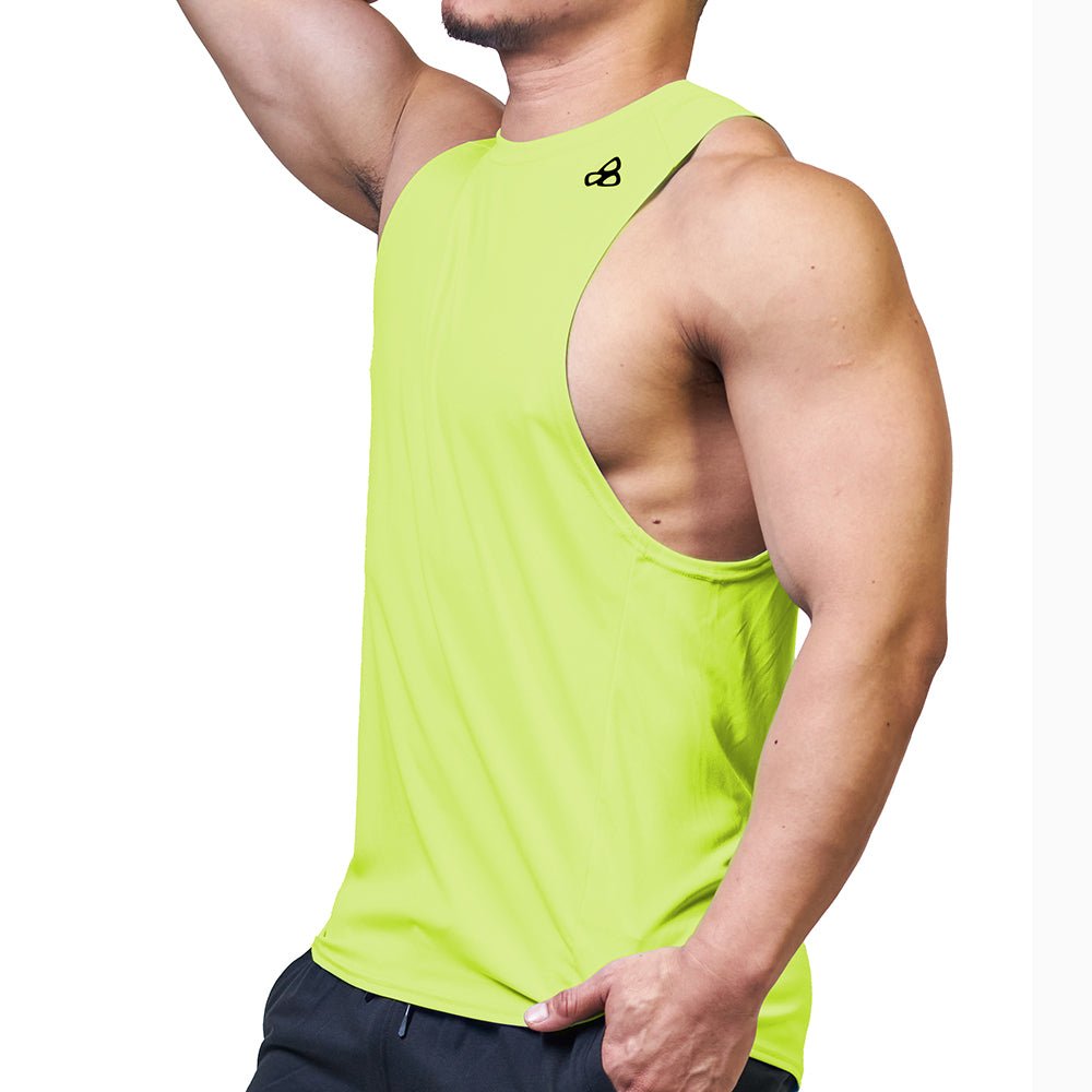 365 Dropped Armhole Sleeveless Tee - Lime Green - | Private Structure - | MAD Lifestyle