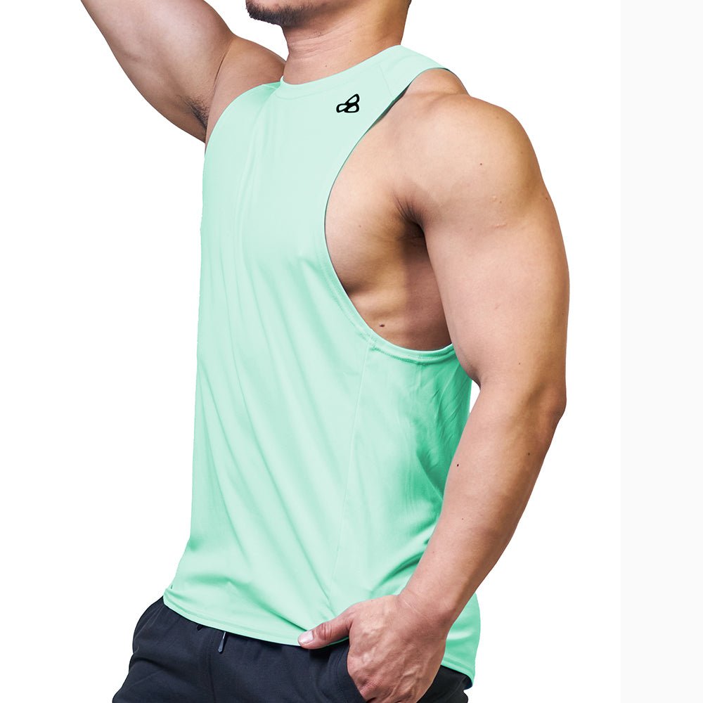 365 Dropped Armhole Sleeveless Tee - Mint - | Private Structure - | MAD Lifestyle