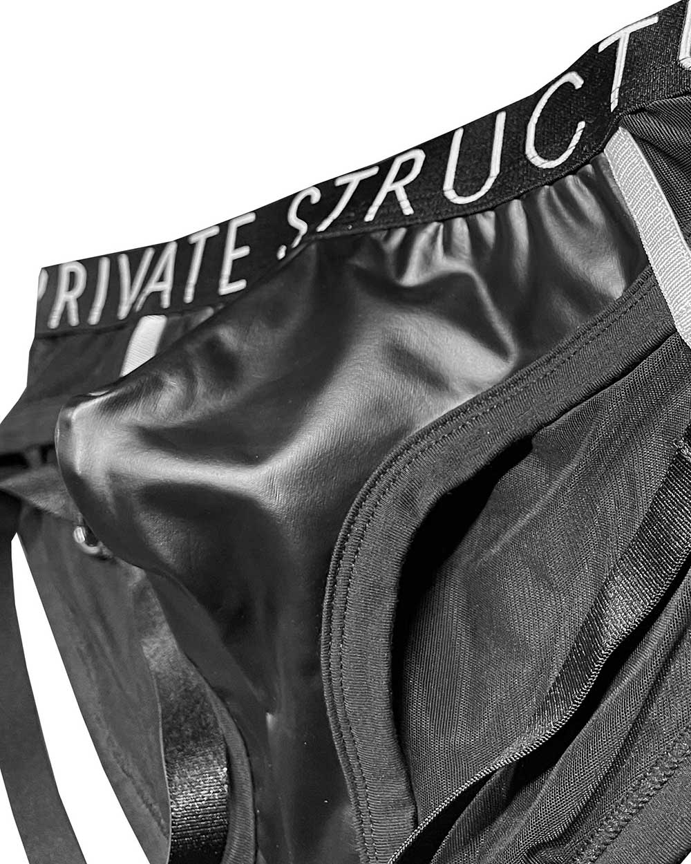 Alpha Low Waist Garter Mini - Shades of Black - | Private Structure - | MAD Lifestyle