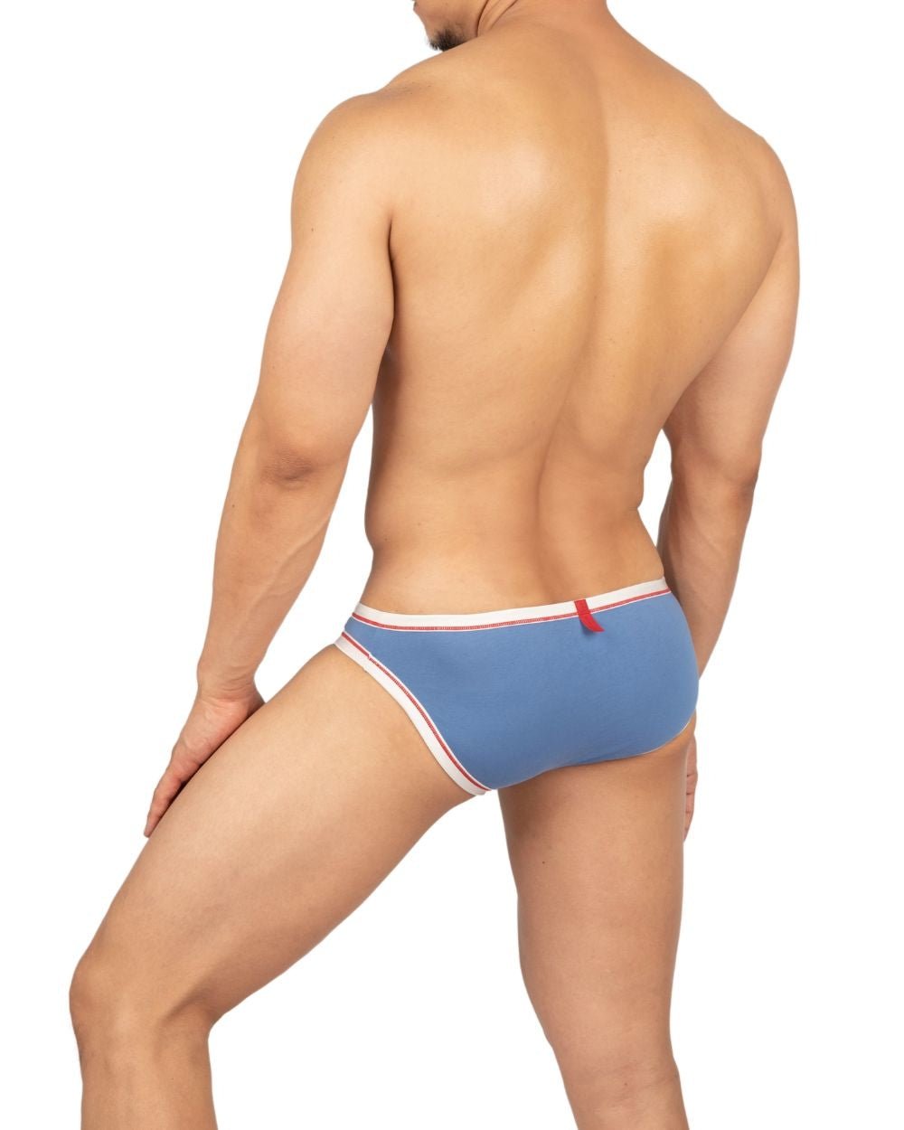 ATHLETE Men's Low Waist Brief - Jersey Blue - | Private Structure - | MAD Lifestyle