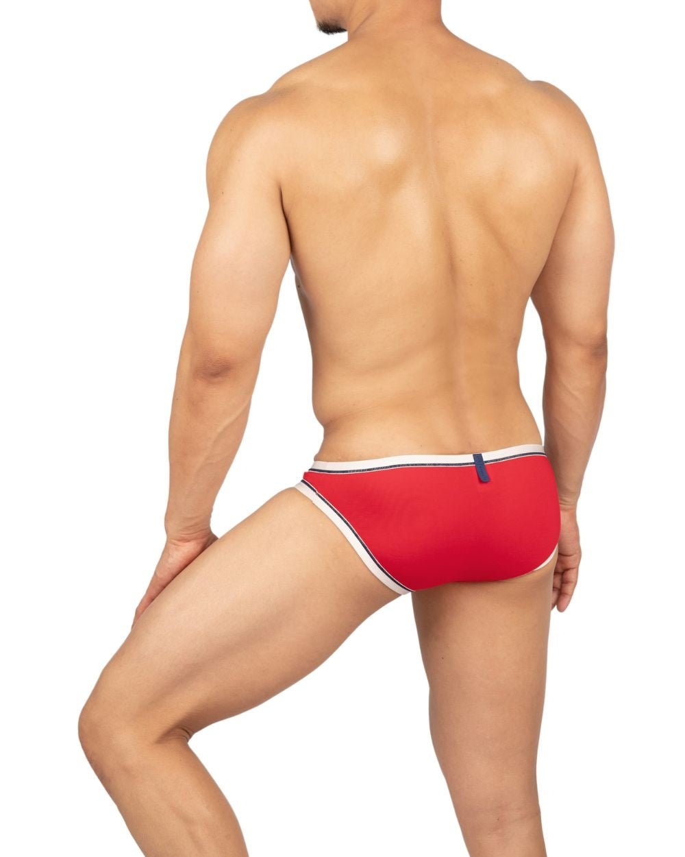 ATHLETE Men's Low Waist Brief - Score Red - | Private Structure - | MAD Lifestyle