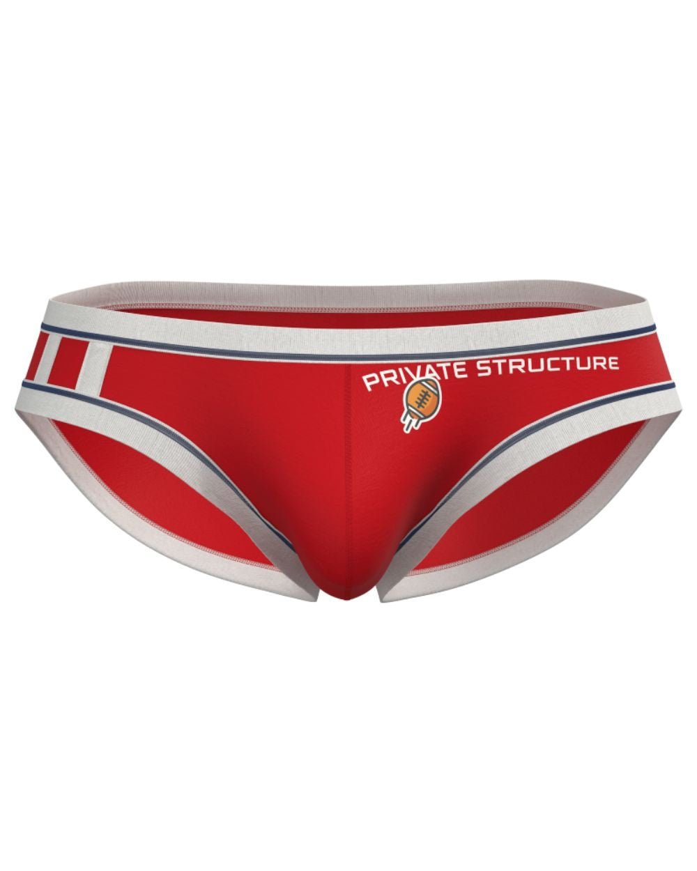 ATHLETE Men's Low Waist Brief - Score Red - | Private Structure - | MAD Lifestyle