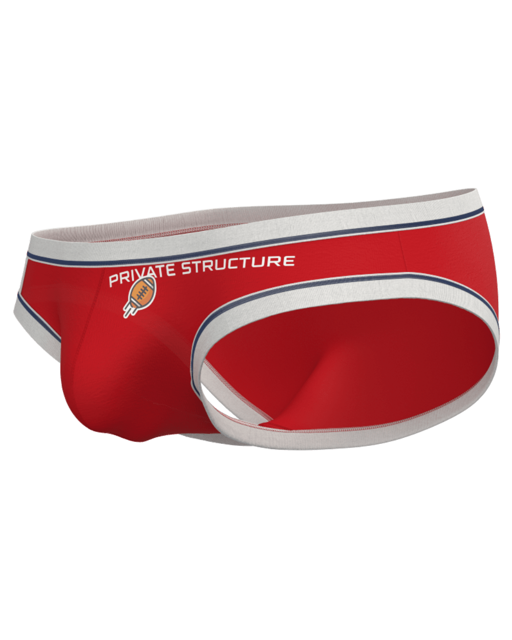 ATHLETE Men's Low Waist Brief - Score Red - | Private Structure - | MAD Lifestyle