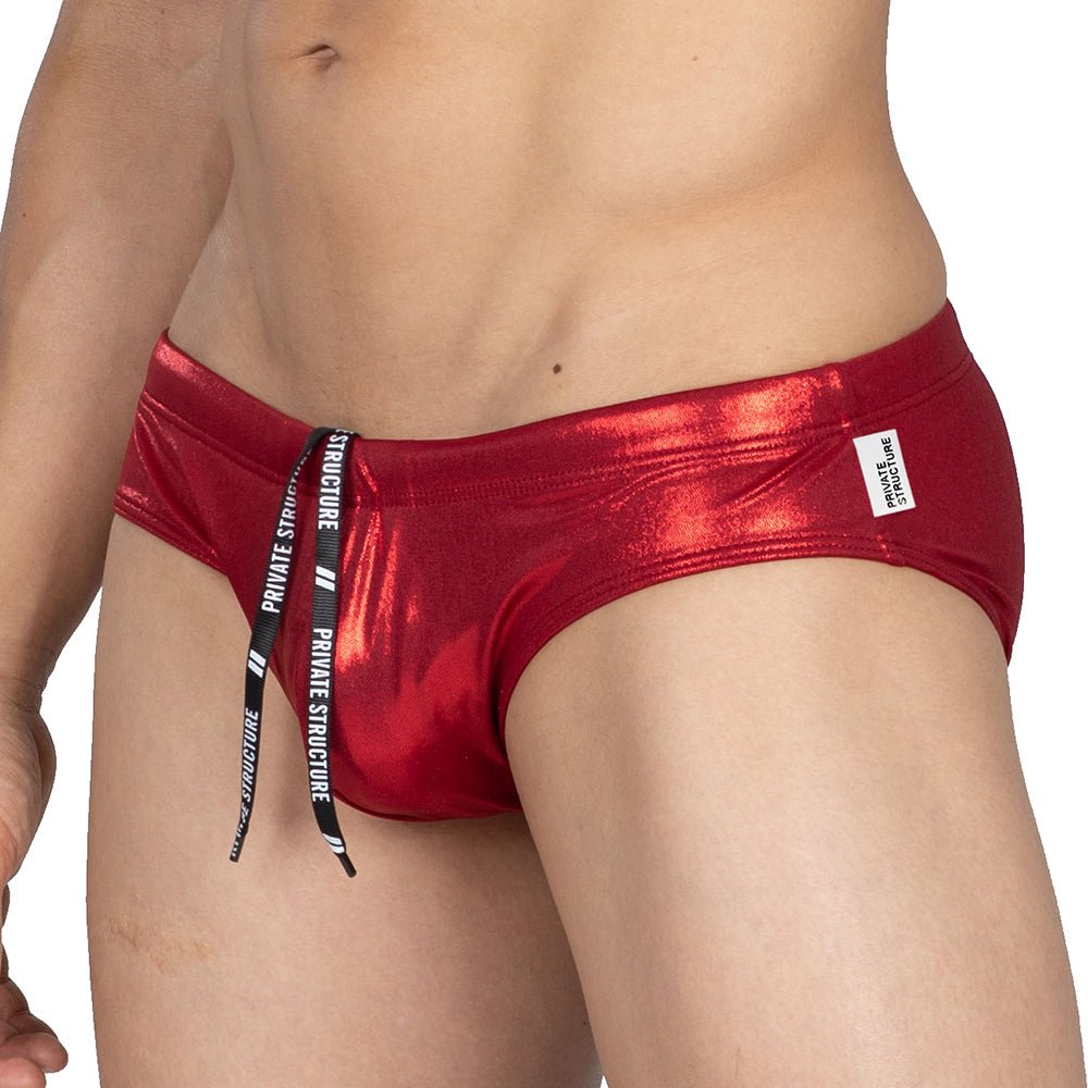 beFIT Swim Mini Brief - Red - BWST4402 - | Private Structure - | MAD Lifestyle