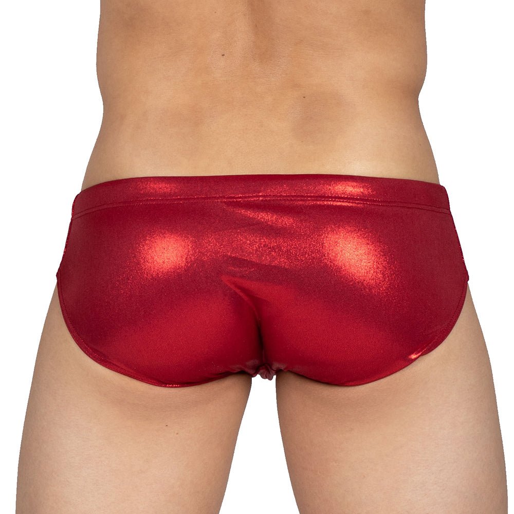 beFIT Swim Mini Brief - Red - BWST4402 - | Private Structure - | MAD Lifestyle