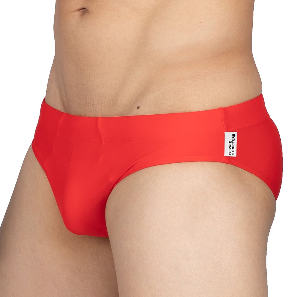 beFIT Swim Mini Brief - Red - 4406 - | Private Structure - | MAD Lifestyle