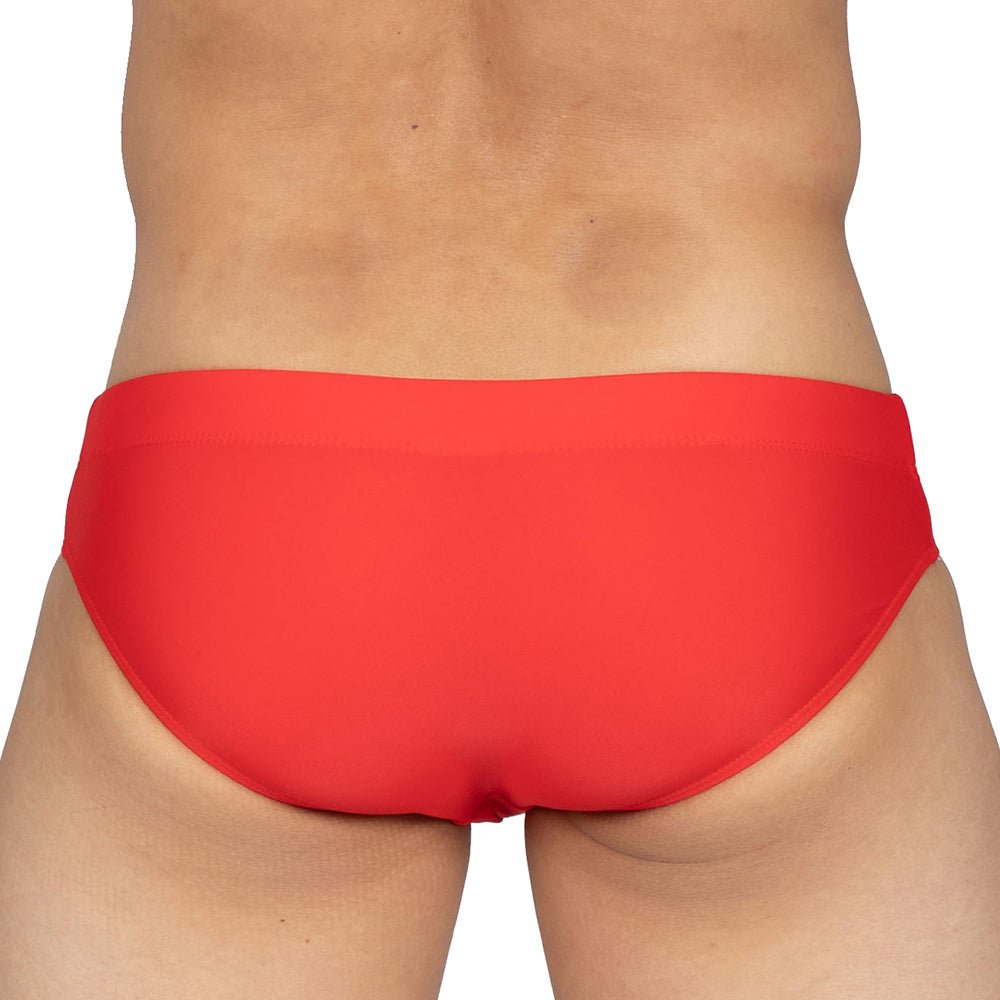 beFIT Swim Mini Brief - Red - 4406 - | Private Structure - | MAD Lifestyle