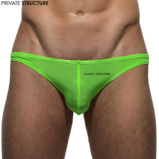 Color Peel Low-Rise Bikini Brief - Green Flash - | Private Structure - | MAD Lifestyle