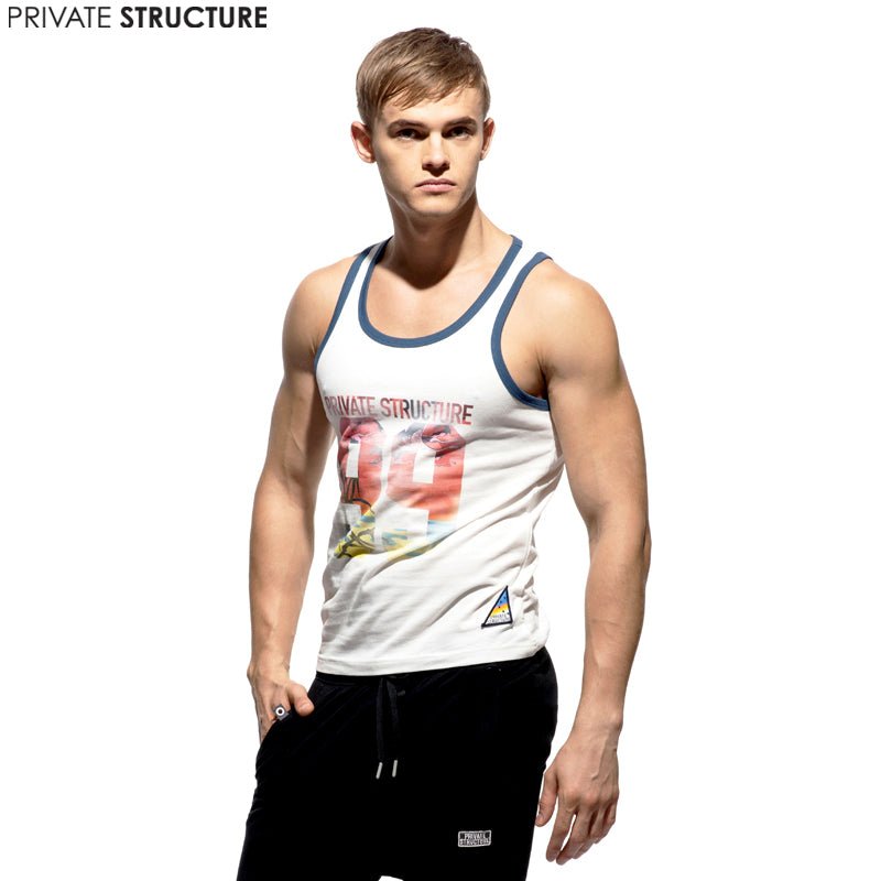Design Collection 100% Cotton Singlet - | Private Structure - | MAD Lifestyle