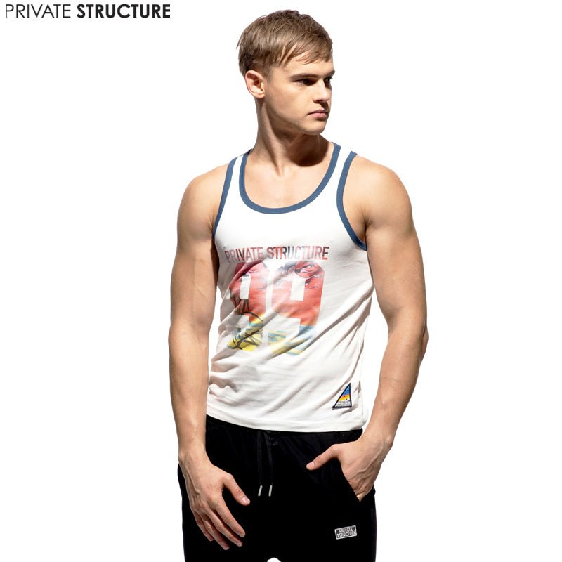 Design Collection 100% Cotton Singlet - | Private Structure - | MAD Lifestyle