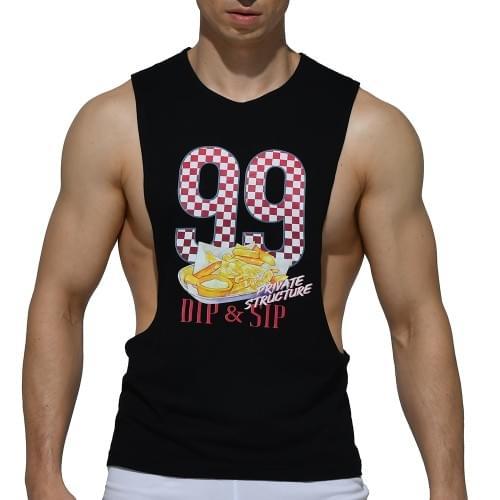 Dropped Armhole Sleeveless Tee - | Private Structure - | MAD Lifestyle