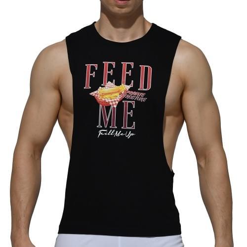 Dropped Armhole Sleeveless Tee - | Private Structure - | MAD Lifestyle