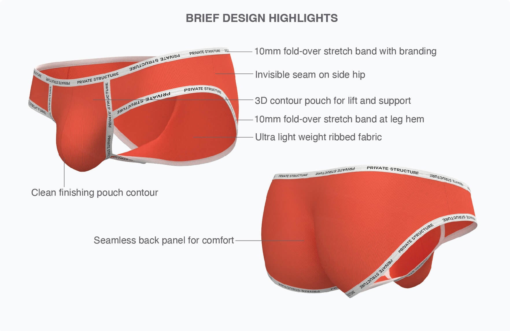 Essence Gypsy Contour Brief - Tomato Red - | Private Structure - | MAD Lifestyle